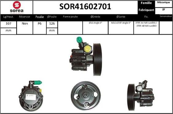 STARTCAR SOR41602701 - Hidravlik nasos, sükan sistemi furqanavto.az