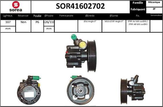STARTCAR SOR41602702 - Hidravlik nasos, sükan sistemi furqanavto.az