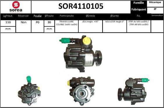 STARTCAR SOR4110105 - Hidravlik nasos, sükan sistemi furqanavto.az