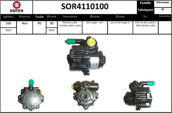 STARTCAR SOR4110100 - Hidravlik nasos, sükan sistemi furqanavto.az