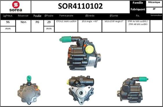 STARTCAR SOR4110102 - Hidravlik nasos, sükan sistemi furqanavto.az