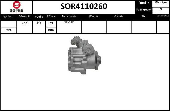 STARTCAR SOR4110260 - Hidravlik nasos, sükan sistemi furqanavto.az