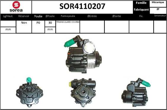 STARTCAR SOR4110207 - Hidravlik nasos, sükan sistemi furqanavto.az