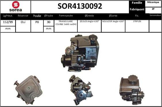 STARTCAR SOR4130092 - Hidravlik nasos, sükan sistemi furqanavto.az