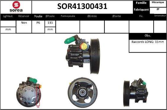 STARTCAR SOR41300431 - Hidravlik nasos, sükan sistemi furqanavto.az