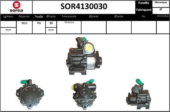 STARTCAR SOR4130030 - Hidravlik nasos, sükan sistemi furqanavto.az