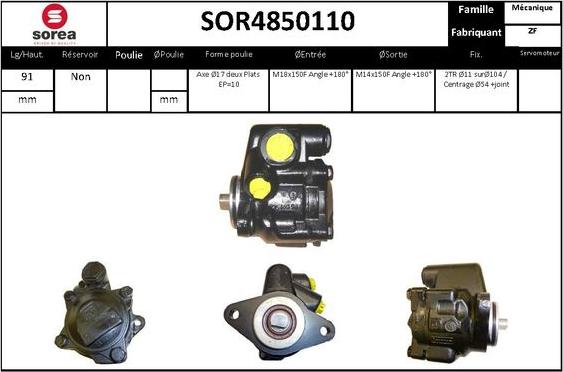 STARTCAR SOR4850110 - Hidravlik nasos, sükan sistemi furqanavto.az