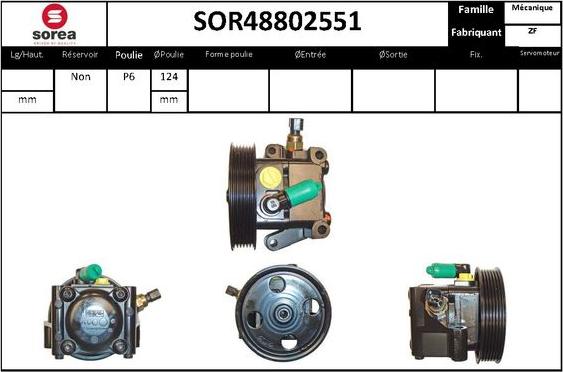 STARTCAR SOR48802551 - Hidravlik nasos, sükan sistemi furqanavto.az