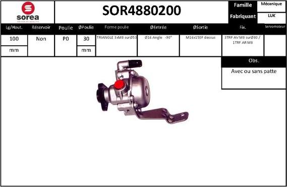 STARTCAR SOR4880200 - Hidravlik nasos, sükan sistemi furqanavto.az