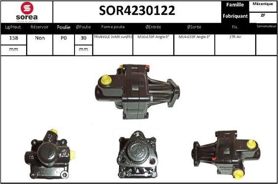 STARTCAR SOR4230122 - Hidravlik nasos, sükan sistemi furqanavto.az