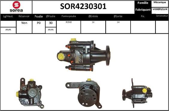 STARTCAR SOR4230301 - Hidravlik nasos, sükan sistemi furqanavto.az