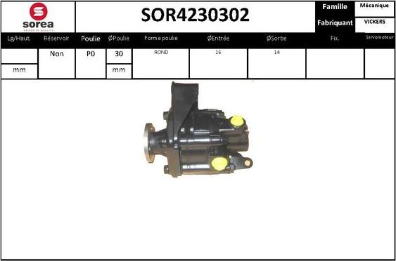 STARTCAR SOR4230302 - Hidravlik nasos, sükan sistemi furqanavto.az