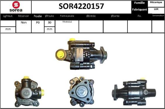 STARTCAR SOR4220157 - Hidravlik nasos, sükan sistemi furqanavto.az