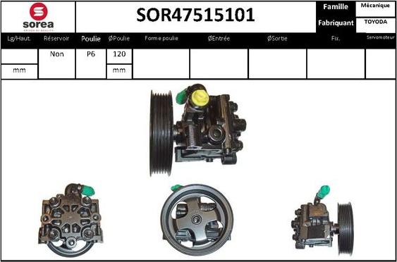 STARTCAR SOR47515101 - Hidravlik nasos, sükan sistemi furqanavto.az