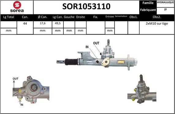 STARTCAR SOR1053110 - Sükan qurğusu furqanavto.az