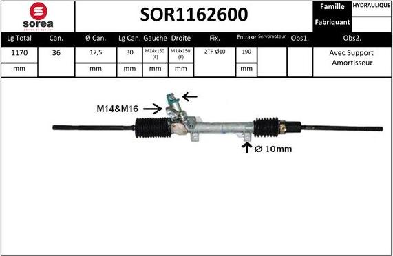 STARTCAR SOR1162600 - Sükan qurğusu furqanavto.az