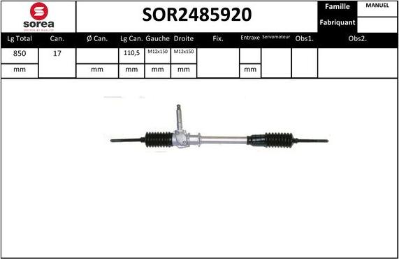 STARTCAR SOR2485920 - Sükan qurğusu furqanavto.az