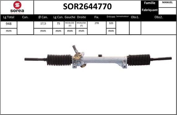 STARTCAR SOR2644770 - Sükan qurğusu furqanavto.az