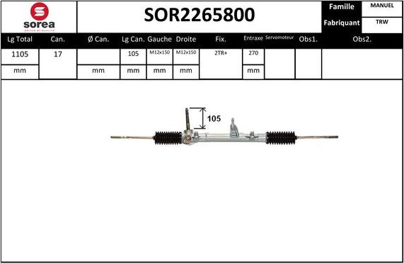 STARTCAR SOR2265800 - Sükan qurğusu furqanavto.az