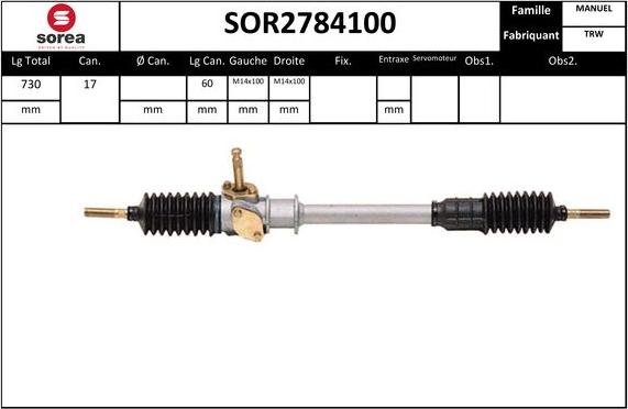 STARTCAR SOR2784100 - Sükan qurğusu furqanavto.az