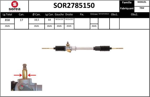 STARTCAR SOR2785150 - Sükan qurğusu furqanavto.az