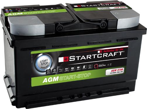 STARTCRAFT AGM ST80 - Başlanğıc batareyası furqanavto.az