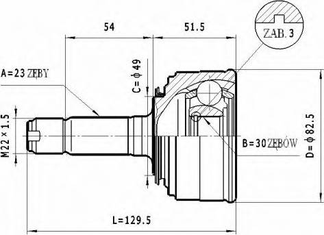 Statim C.425 - Birləşmə dəsti, ötürücü val furqanavto.az