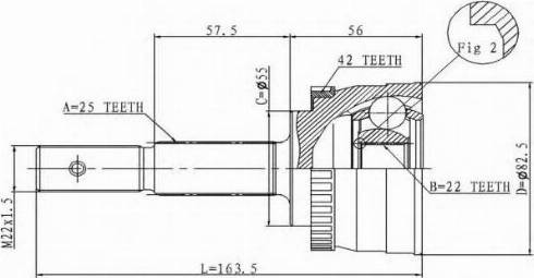 Statim C.525 - Birləşmə dəsti, ötürücü val furqanavto.az