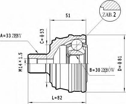 Statim C.333 - Birləşmə dəsti, ötürücü val furqanavto.az