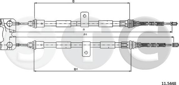 STC T481812 - Kabel, dayanacaq əyləci furqanavto.az