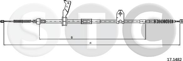 STC T483526 - Kabel, dayanacaq əyləci furqanavto.az