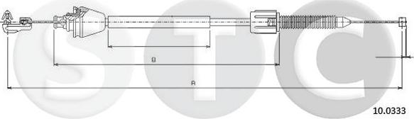 STC T483190 - Sürətləndirici kabel furqanavto.az