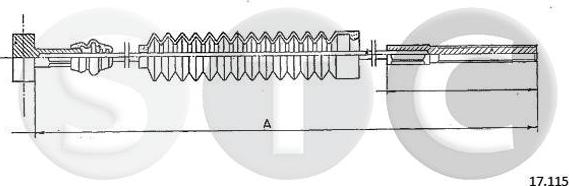 STC T483389 - Kabel, dayanacaq əyləci furqanavto.az