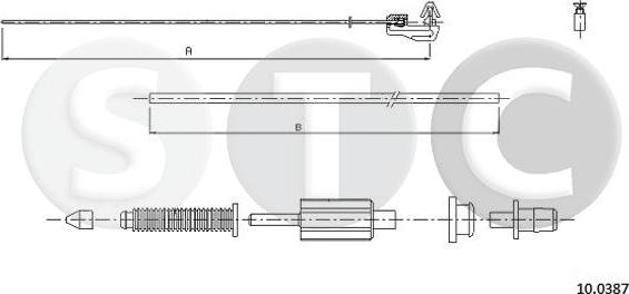 STC T483200 - Sürətləndirici kabel furqanavto.az