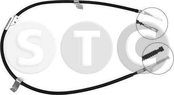 STC T482313 - Kabel, dayanacaq əyləci furqanavto.az