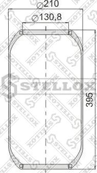 Stellox 90-06440-SX - Körük, pnevmatik asqı furqanavto.az