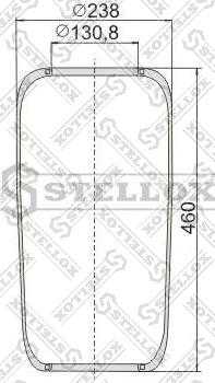 Stellox 90-07200-SX - Körük, pnevmatik asqı furqanavto.az