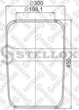 Stellox 90-07270-SX - Körük, pnevmatik asqı furqanavto.az