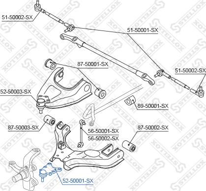 Stellox 52-50001-SX - Billi birləşmə furqanavto.az