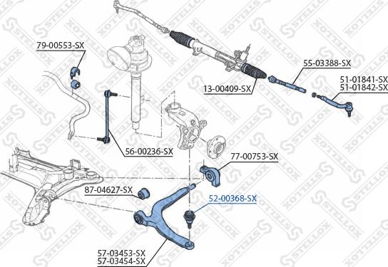 Stellox 52-00368-SX - Billi birləşmə furqanavto.az