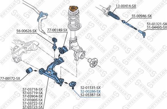 Stellox 52-00286-SX - Billi birləşmə furqanavto.az