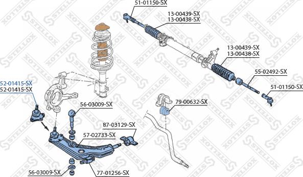 Stellox 52-01415-SX - Billi birləşmə furqanavto.az