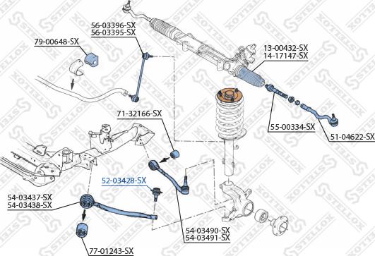 Stellox 52-03428-SX - Billi birləşmə furqanavto.az