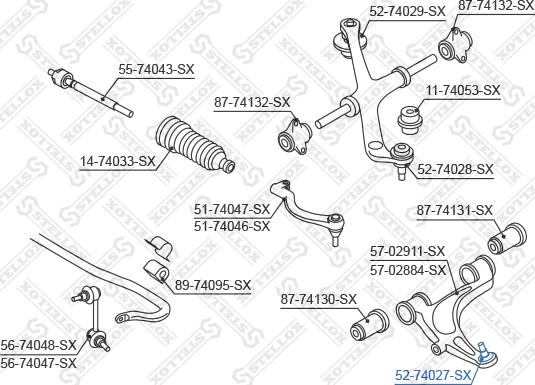 Stellox 52-74027-SX - Billi birləşmə furqanavto.az