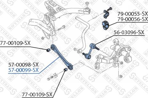 Stellox 57-00099-SX - Yolun idarəedici qolu furqanavto.az