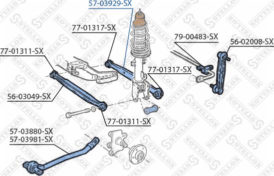 Stellox 57-03929-SX - Yolun idarəedici qolu furqanavto.az