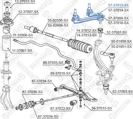 Stellox 57-37013-SX - Yolun idarəedici qolu furqanavto.az