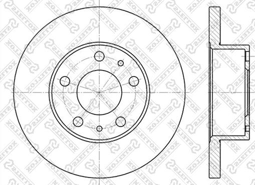 Stellox 6020-9944-SX - Əyləc Diski furqanavto.az