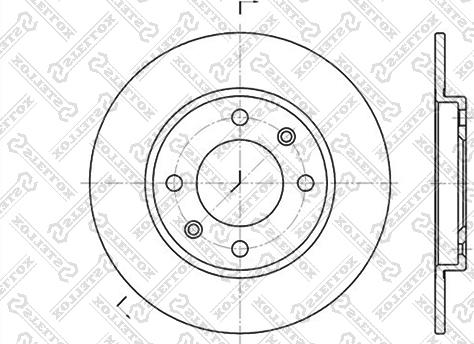 Stellox 6020-9947-SX - Əyləc Diski furqanavto.az