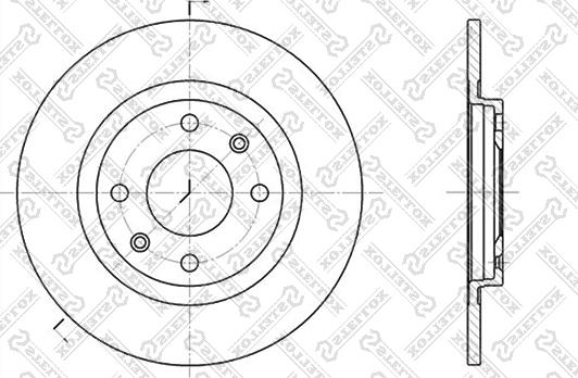 Stellox 6020-9914-SX - Əyləc Diski furqanavto.az